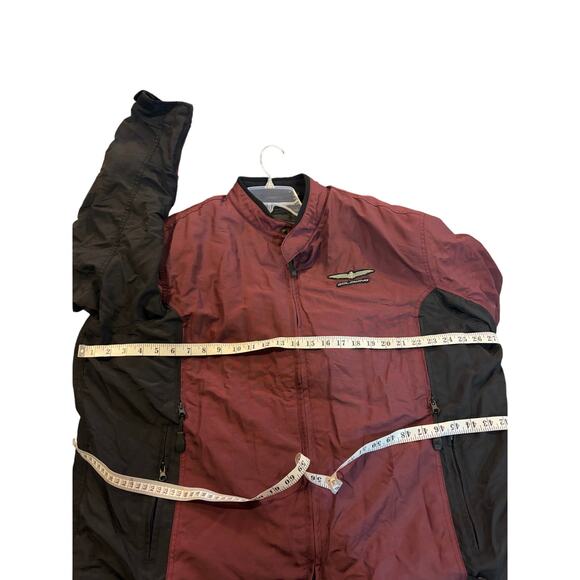 Honda GL Goldwing riding Jacket Tucker Rocky. Mens 2XL Maroon Motorcycle - Picture 8 of 9